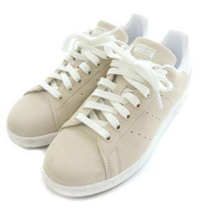 adidas Originals Stan Smith スニーカー ローカット スエード US6 ベージュ ホワイト