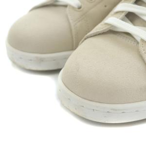 adidas Originals Stan Smith スニーカー ローカット スエード US6 ベージュ ホワイト