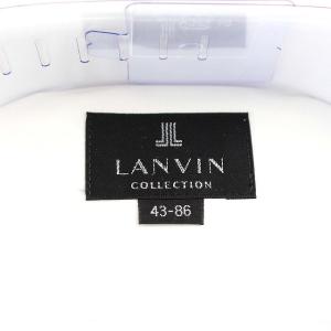 LANVIN COLLECTION 43-86 ワイシャツ ドレスシャツ カフスボタン 長袖 白 43