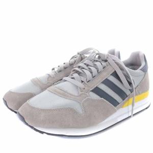 adidas Originals ZX500 OG スニーカー ローカット スエード メッシュ 切替 ロゴ US9 27cm グレー D65575