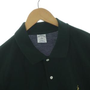 Brooks Brothers ポロシャツ 半袖 ワンポイント コットン XL 緑 グリーン