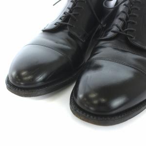 Alden Modified Cap Toe Blucher Black Calfskin 革靴  27cm 黒