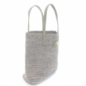 HELEN KAMINSKI DAVOLETTA-MINI トートバッグ ハンドバッグ かごバッグ ラフィア グレー