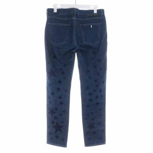STELLA McCARTNEY デニムパンツ ジーンズ スキニー スリム ロング スター 星 26 XS 青 ブルー