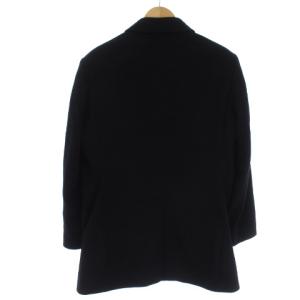 BARNEYS NEW YORK ステンカラーコート ミドル カシミヤ M ブラック 5915R144