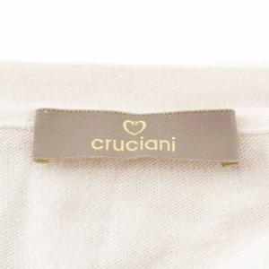 Cruciani コットンニットカーディガン 長袖 48 M~L アイボリー CU3174