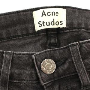 Acne Studios スキニー パンツ デニムパンツ ウォッシュ加工 25 ブラック