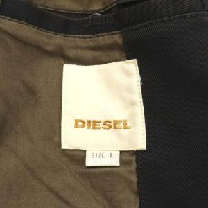 DIESEL ジャケット コットン L ブラック