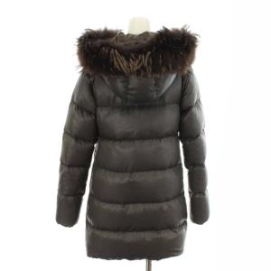 DUVETICA Kappa ダウンコート ラクーンファー ナイロン クロアチア製 40 グレー