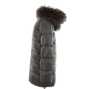 DUVETICA Kappa ダウンコート ラクーンファー ナイロン クロアチア製 40 グレー