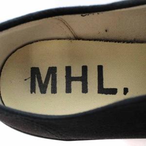 MHL. スニーカー シューズ レースアップ キャンバス 25cm ブラック