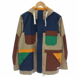 マウンテンパーカー ジャンパー ジップアップ デザイン S マルチカラー