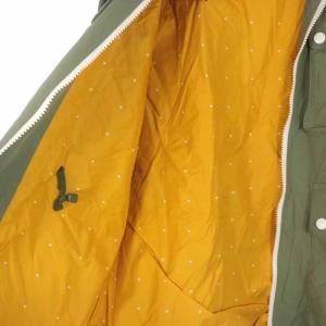 adidas Originals マウンテンジャケット フィールドジャケット ラウンドカラー 丸襟 ジップアップ S カーキ