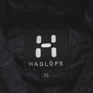Haglofs ダウンジャケット ロゴ XS ブラック