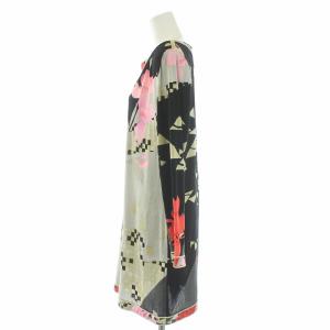 LEONARD PARIS チュニック シルク 総柄 XL マルチカラー