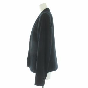 MARGARET HOWELL FOX BROTHERS テーラードジャケット 肩パット入 3 L 黒 ブラック