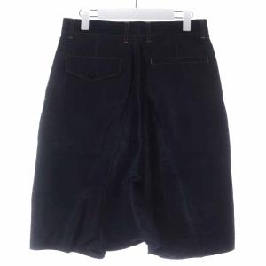 JUNYA WATANABE MAN 22SS AD2021 ハーフパンツ ショートパンツ コットン 立体裁断 XS 紺 ネイビー