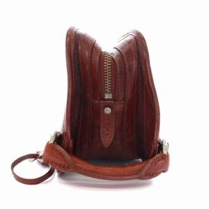 aniary セカンドバッグ クラッチバッグ レザー 茶 ブラウン