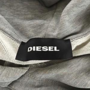 DIESEL パーカー プルオーバー フード 長袖 XL グレー