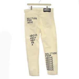 DIESEL D-VIDER-SP2 デニムパンツ ジーンズ プリント 32 ホワイト