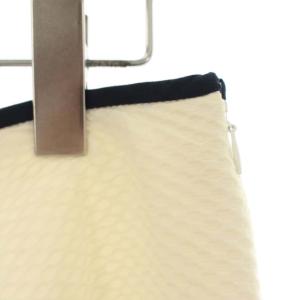 M'S GRACY フレアスカート ミニ 総柄 フルーツ 40 M-L 紺 ネイビー 白 ホワイト