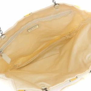 PRADA CHIFFON ANEMONE 三角プレート ハンドバッグ 花柄 ストライプ TOPAZIO