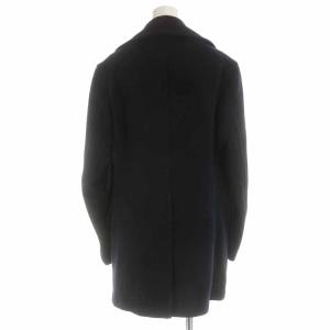 Scye Pコート ウール ネイビー