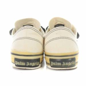 PALM ANGELS VELCRO VULCANIZED SNEAKER スニーカー ローカット キャンバス ロゴ ヴィンテージ加工 40 25cm