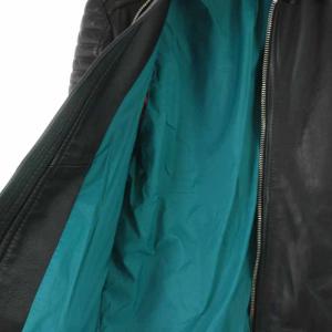 DIESEL シングルライダースジャケット シープスキン M 黒