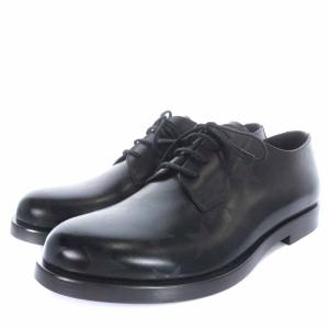 シューズ レザー レースアップ スター 27cm ブラック