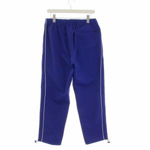 Back Channel DRY TRACK PANTS BLUE テーパード サイドライン ロゴ刺繍 XL タグ付き