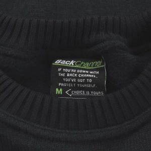 Back Channel POLARTEC CREW SWEAT ニット セーター 長袖 M ブラック
