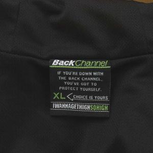 Back Channel NYLON TRACK HOODED JACKET ジップアップ フード ナイロン XL ブラウン