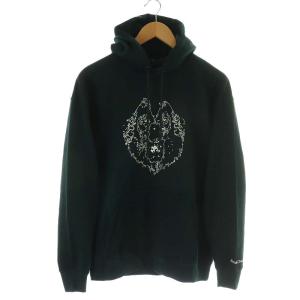 GHOSTLION PULLOVER PARKA 長袖 フード コットン M グリーン