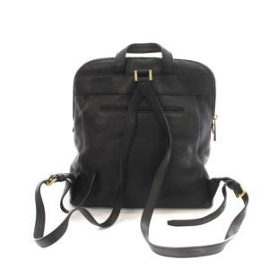 MICHAEL Michael Kors リュックサック デイパック ロゴ レザー 鞄 黒 ブラック