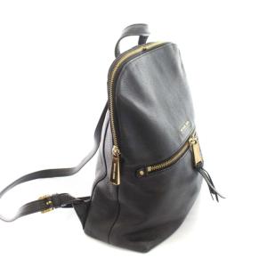 MICHAEL Michael Kors リュックサック デイパック ロゴ レザー 鞄 黒 ブラック