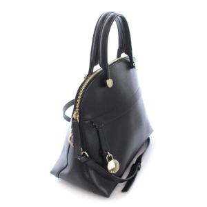 FURLA パイパー ハンドバッグ ショルダー 2way レザー ブラック