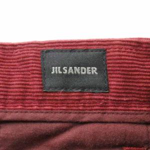 JIL SANDER コーデュロイパンツ ボタンフライ 46 レッド