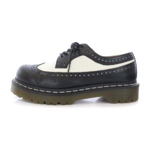 BROGUE BEX ウイングチップシューズ ドレスシューズ レザー UK6 ホワイト ブラック