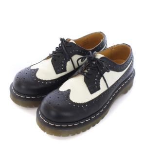 Dr.Martens BROGUE BEX ウイングチップシューズ ドレスシューズ レザー UK6 ホワイト ブラック