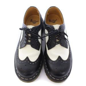 Dr.Martens BROGUE BEX ウイングチップシューズ ドレスシューズ レザー UK6 ホワイト ブラック