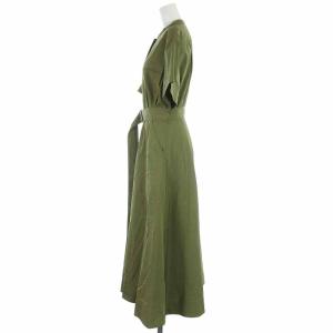 Theory 21SS VENDOME SS UTL SHIRT DR シャツワンピース ロング マキシ コットン ベルト 半袖 4 11号