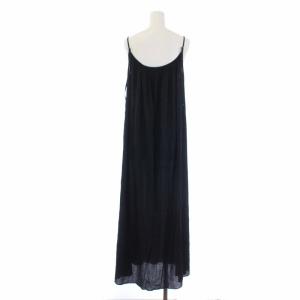 Plage 21SS Crepe キャミワンピース ロング 黒 ブラック