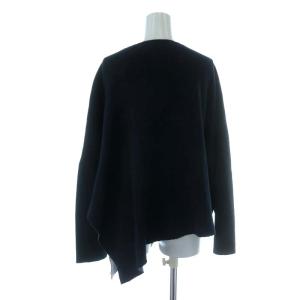 HOUSE OF LOTUS 接結ニット セーター 長袖 変形 アシンメトリー M ネイビー