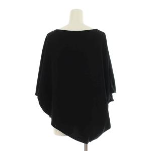 ENFOLD 17AW ブラウス シャツ プルオーバー 変形 ドルマンスリーブ 七分袖 38 M 黒 ブラック