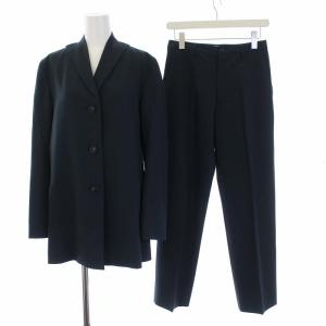 スーツ セットアップ 上下 テーラードジャケット パンツ スラックス 2 M 緑 グリーン