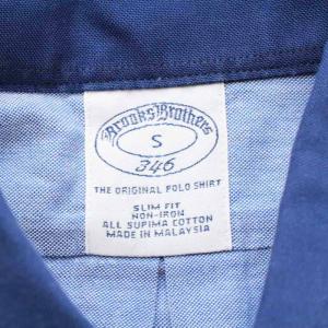 Brooks Brothers ボタンダウンシャツ 長袖 バイカラー S ブルー