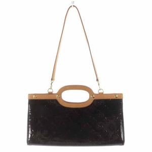 LOUIS VUITTON M91995 ヴェルニ ロクスバリー ドライブ ショルダーバッグ 2way レザー アマラント