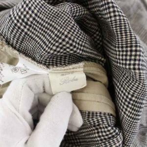 nest Robe ロングフレアスカート ギャザー ウエストゴム グレンチェック