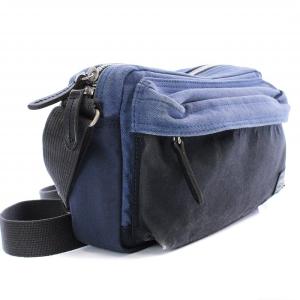 PORTER ブリッジ ショルダーバッグ キャンバス ネイビー ブラック